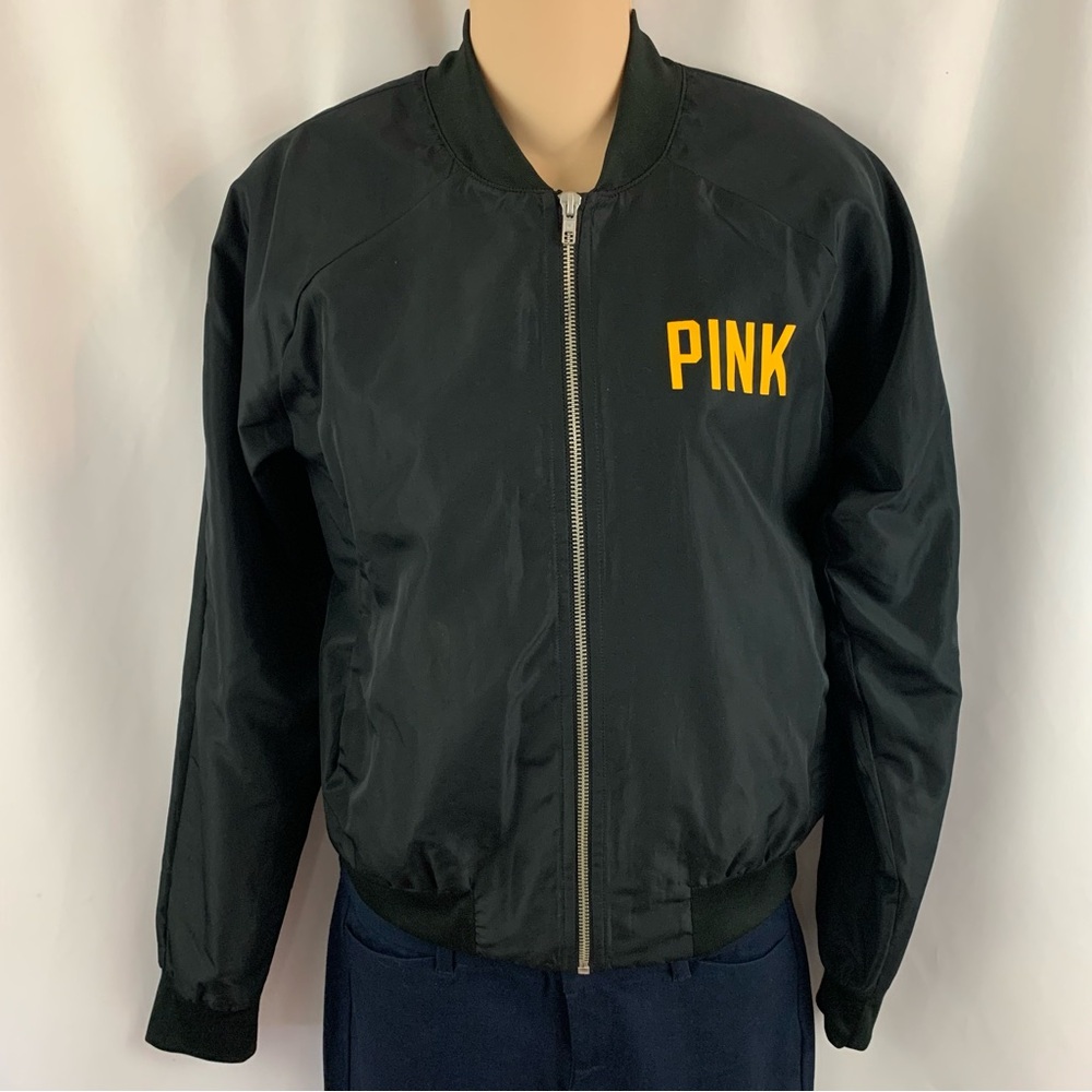 PINK Victorias Secret With 5th & Ocean Pittsburgh Varsity Womens Jacket Size S/P